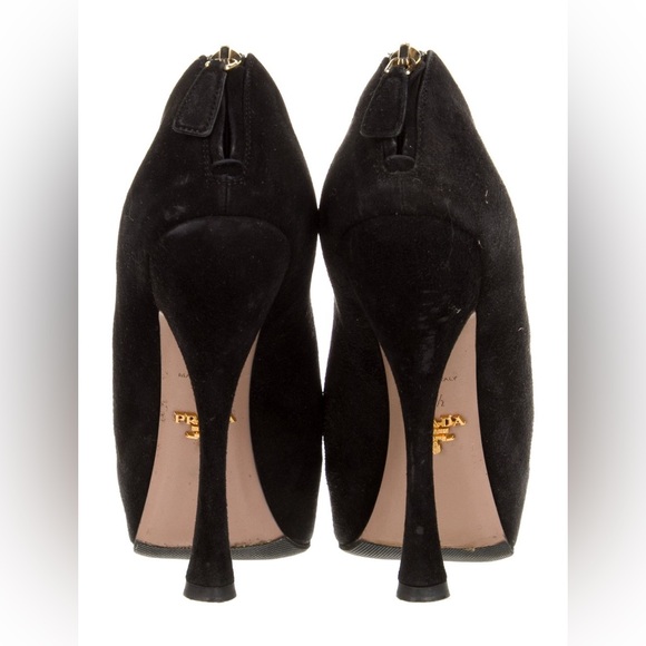 💓Reduced💓 New Prada Suede Cut Out Booties - Picture 2 of 8